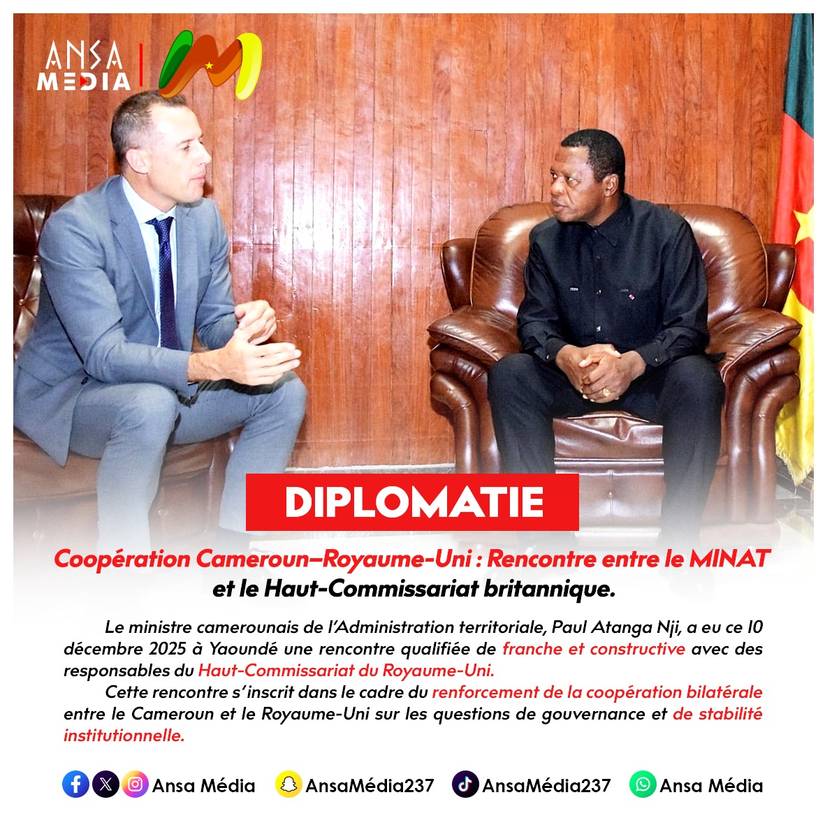 Coopération Cameroun–Royaume-Uni