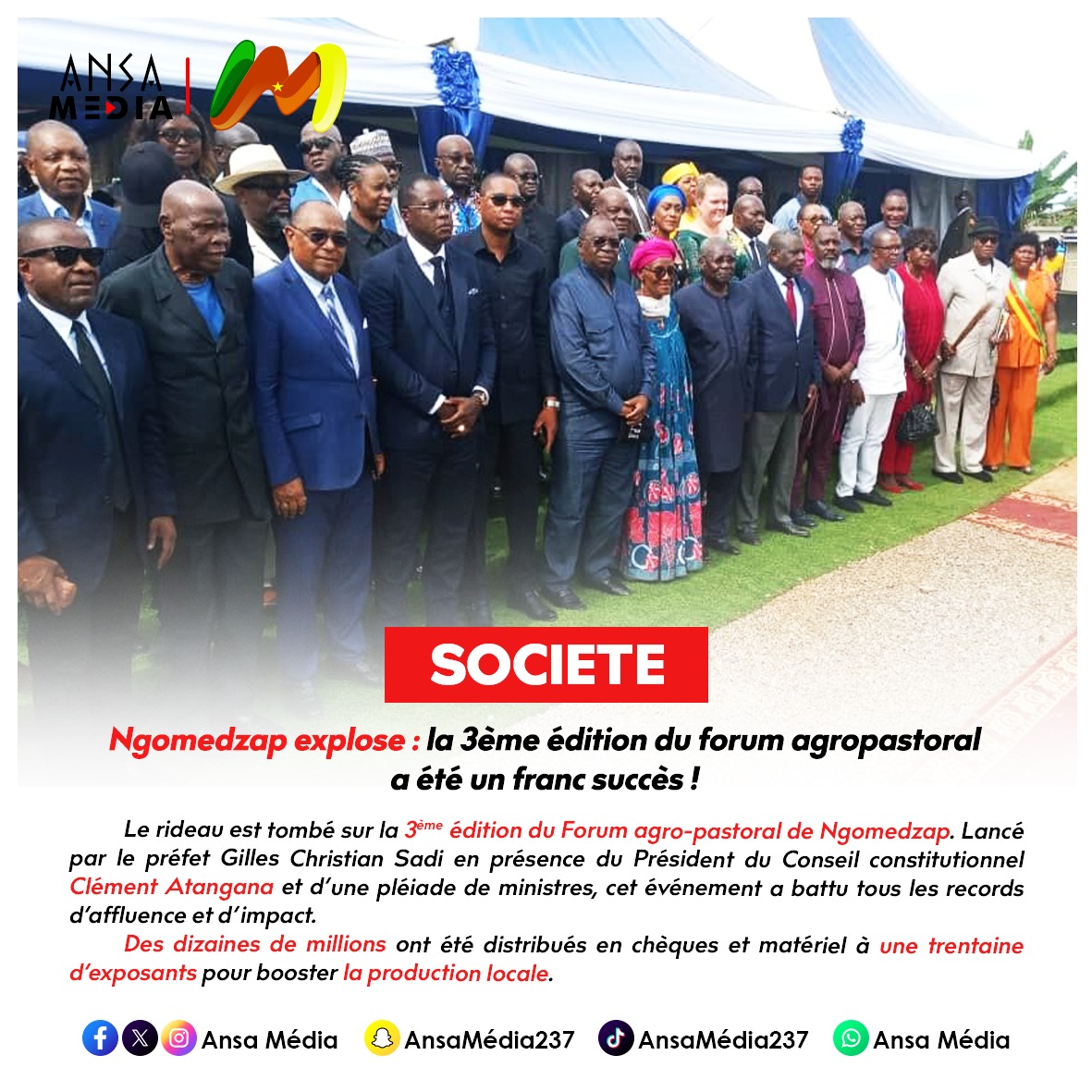 Ngomedzap explose : la 3ème édition du forum agropastral a été un franc succès !