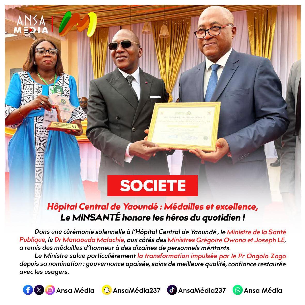 Le MINSANTÉ honore les héros du quotidien !