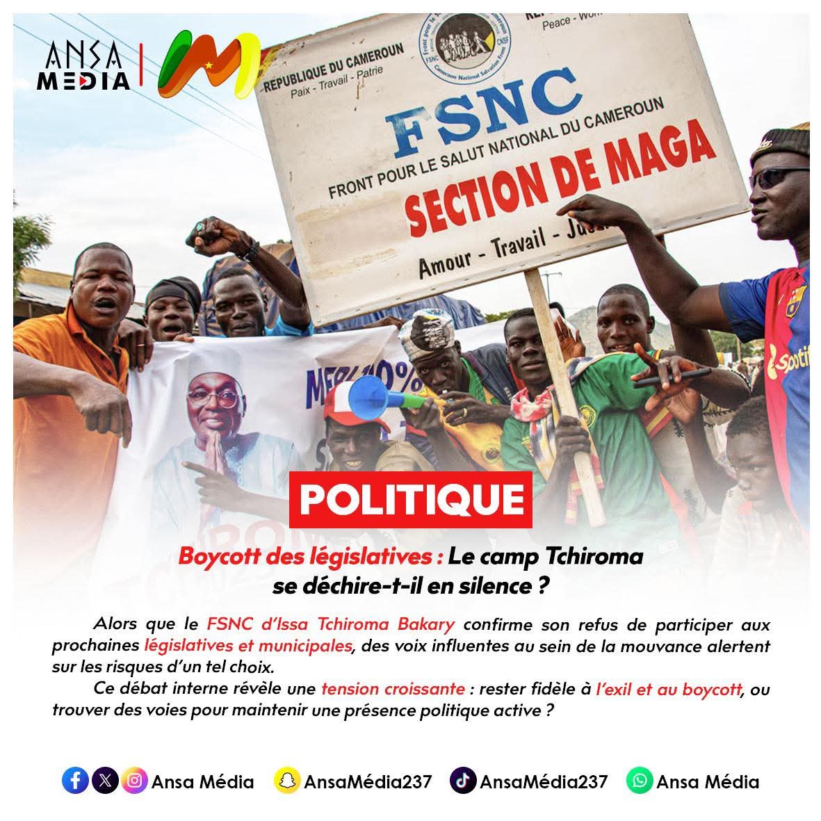 Boycott des législatives : Le camp Tchiroma se déchire-t-il en silence ?