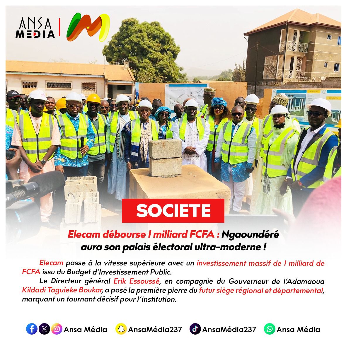 Ngaoundéré aura son palais électoral ultra-moderne !