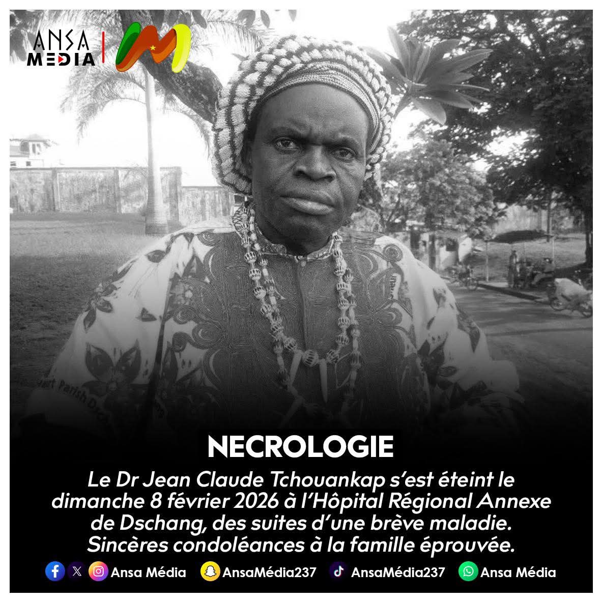 Nécrologie : Décès du panafricaniste Jean-Claude Tchouankap.
