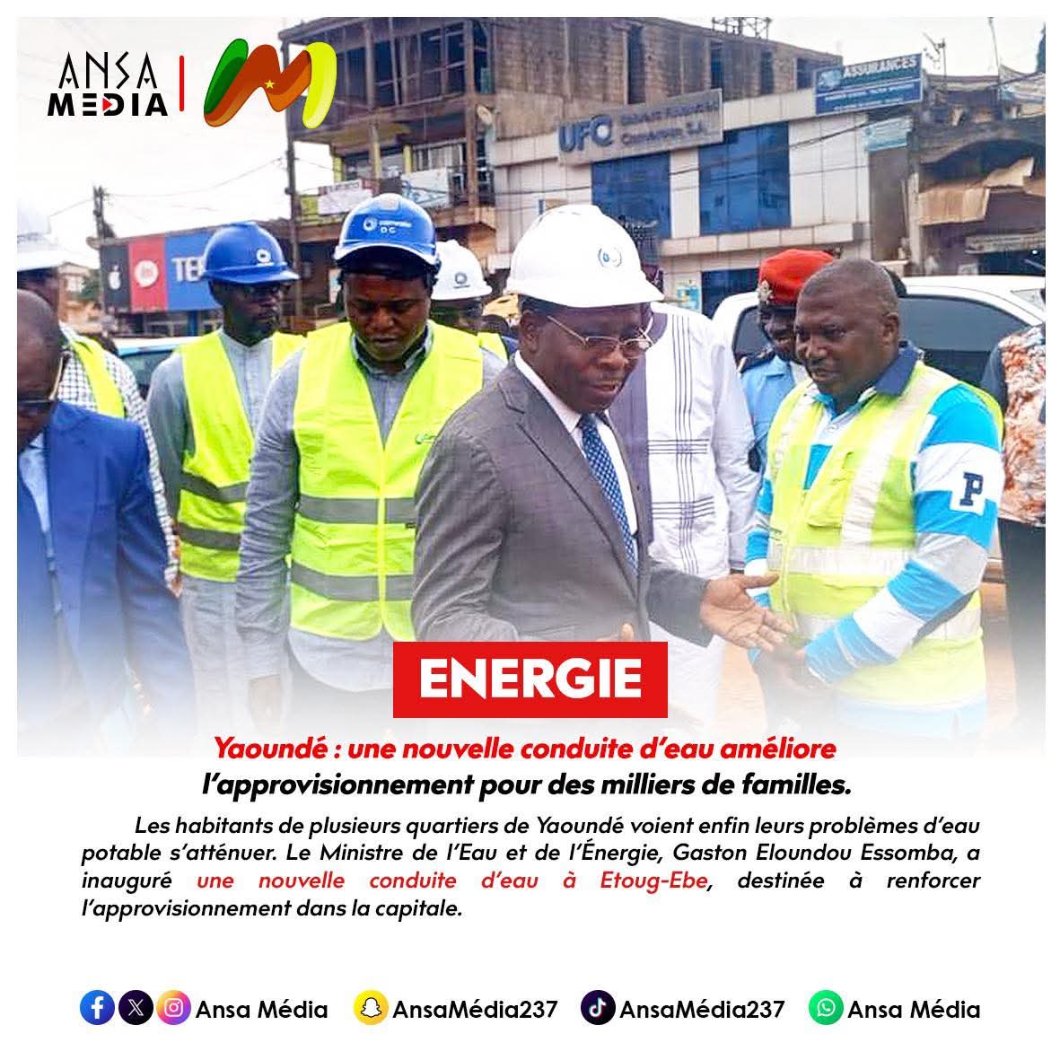 Une nouvelle conduite d’eau améliore l’approvisionnement pour des milliers de familles.