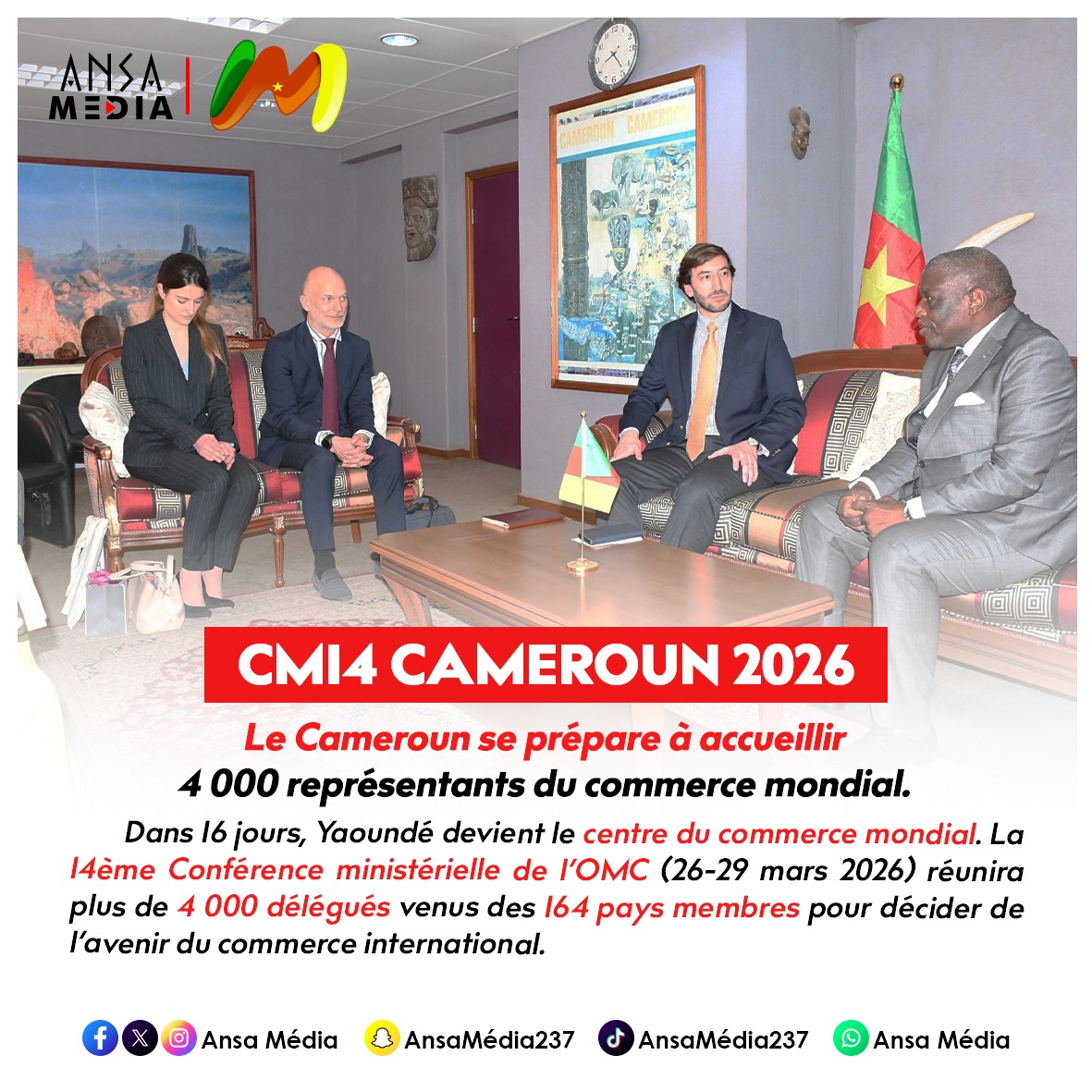 Le Cameroun se prépare à accueillir 4 000 représentants du commerce mondial.