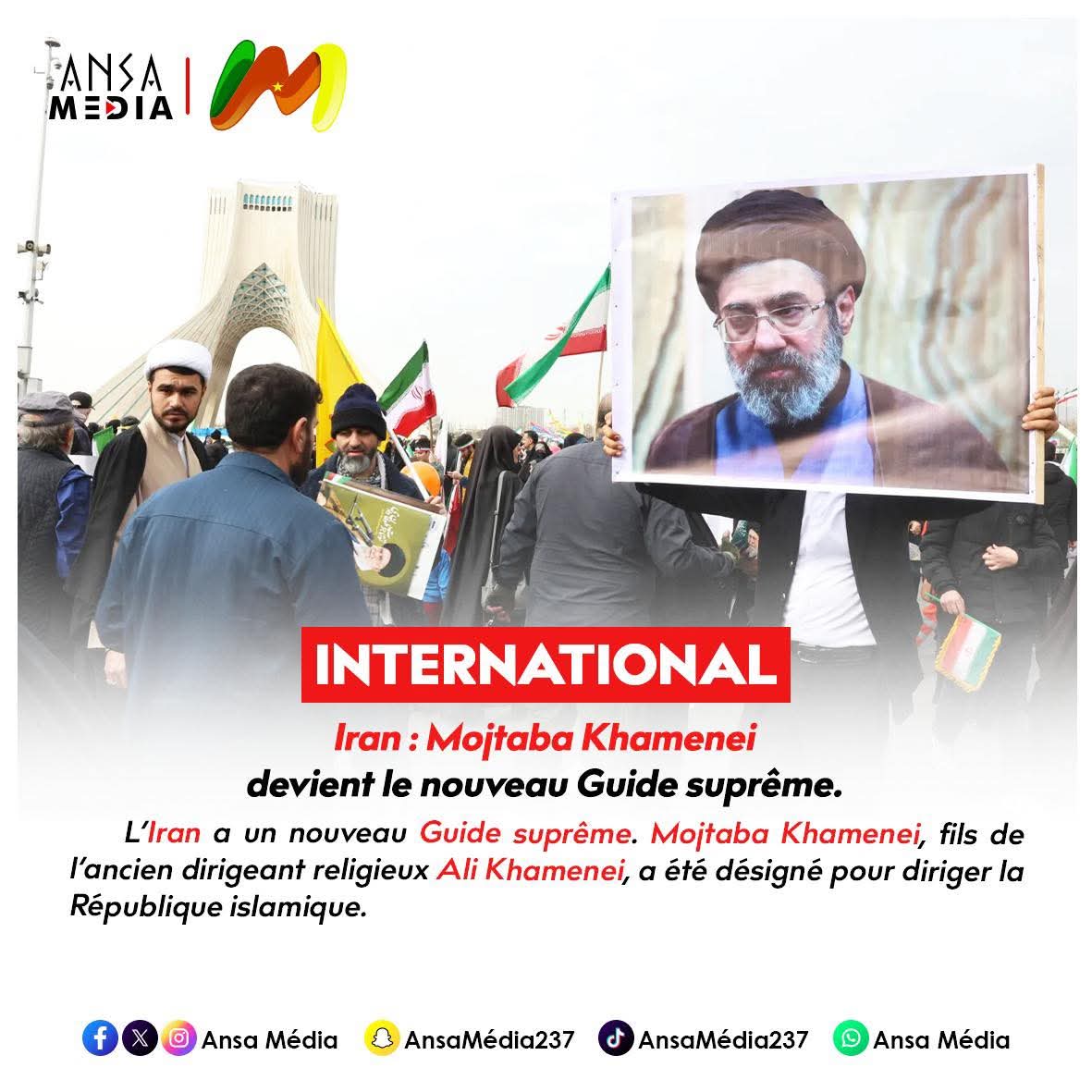 Iran : Mojtaba Khamenei devient le nouveau Guide suprême.