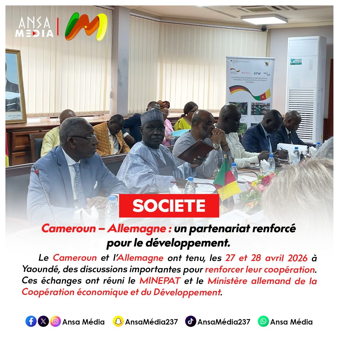 Cameroun – Allemagne : un partenariat renforcé pour le développement.