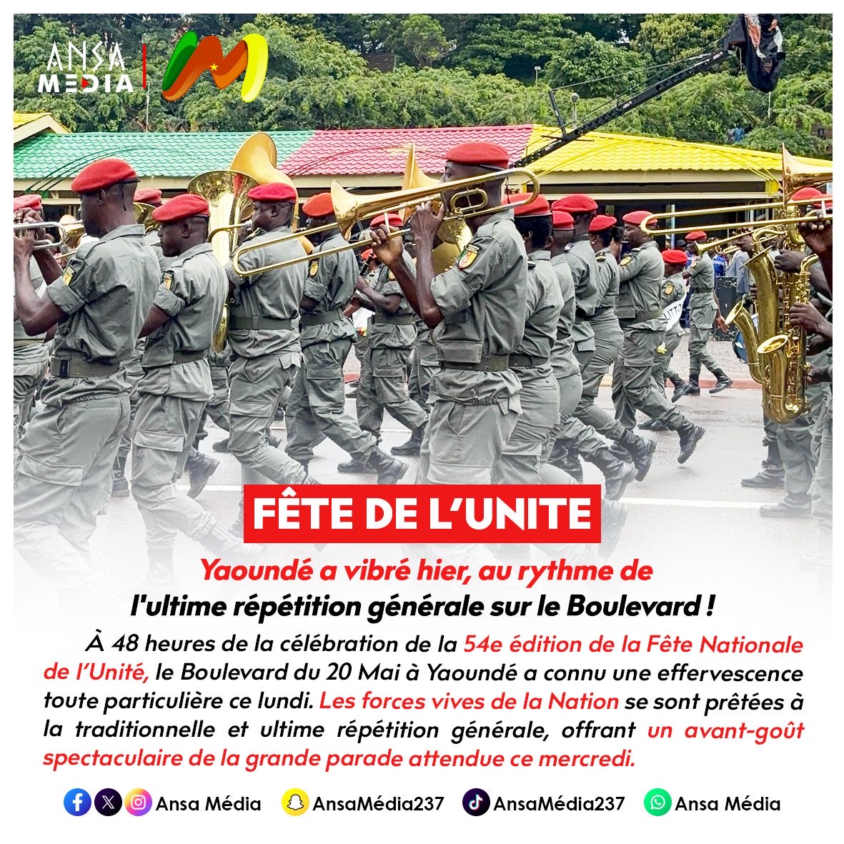Yaoundé a vibré hier, au rythme de l'ultime répétition générale sur le Boulevard !