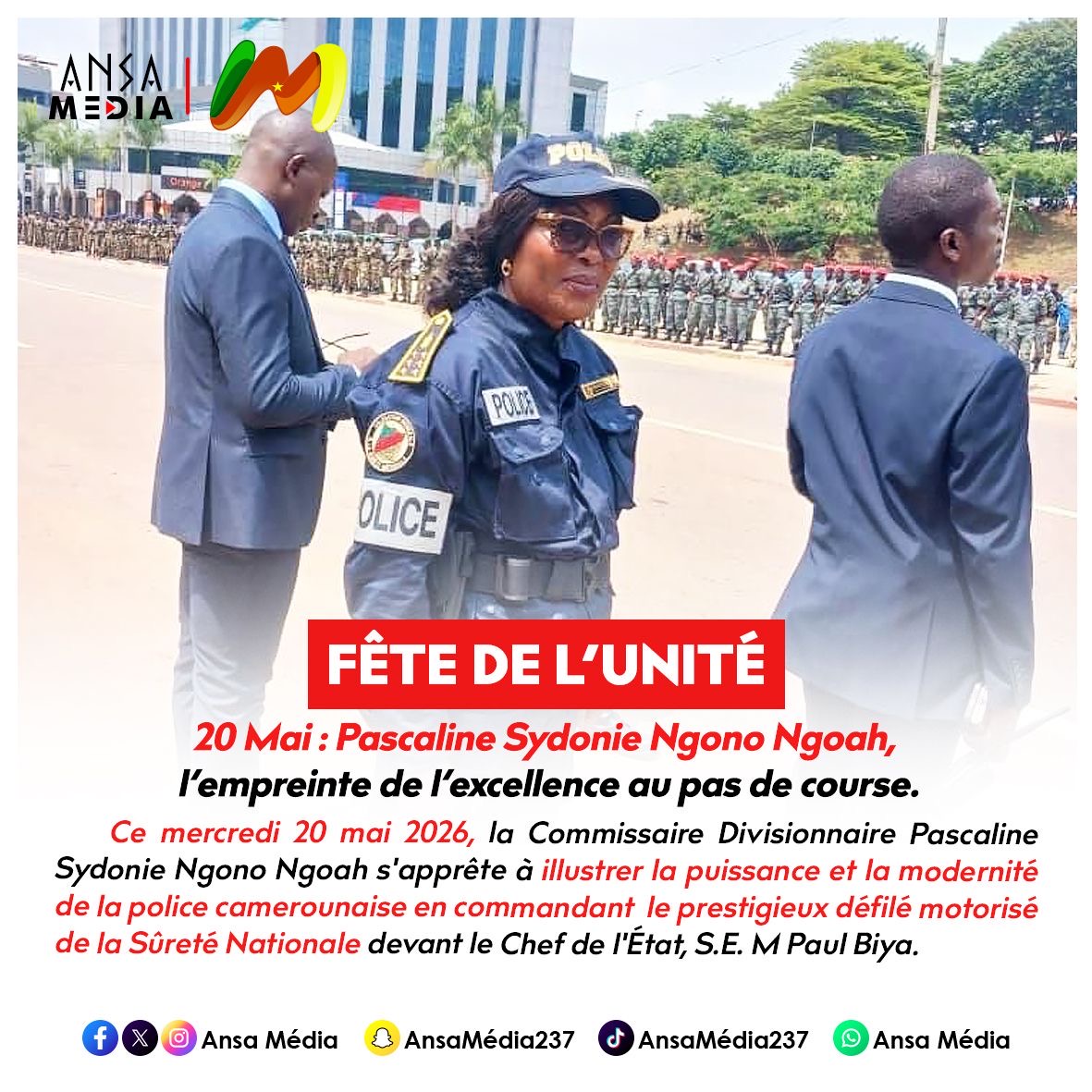20 Mai : Pascaline Sydonie Ngono Ngoah, l’empreinte de l’excellence au pas de course.