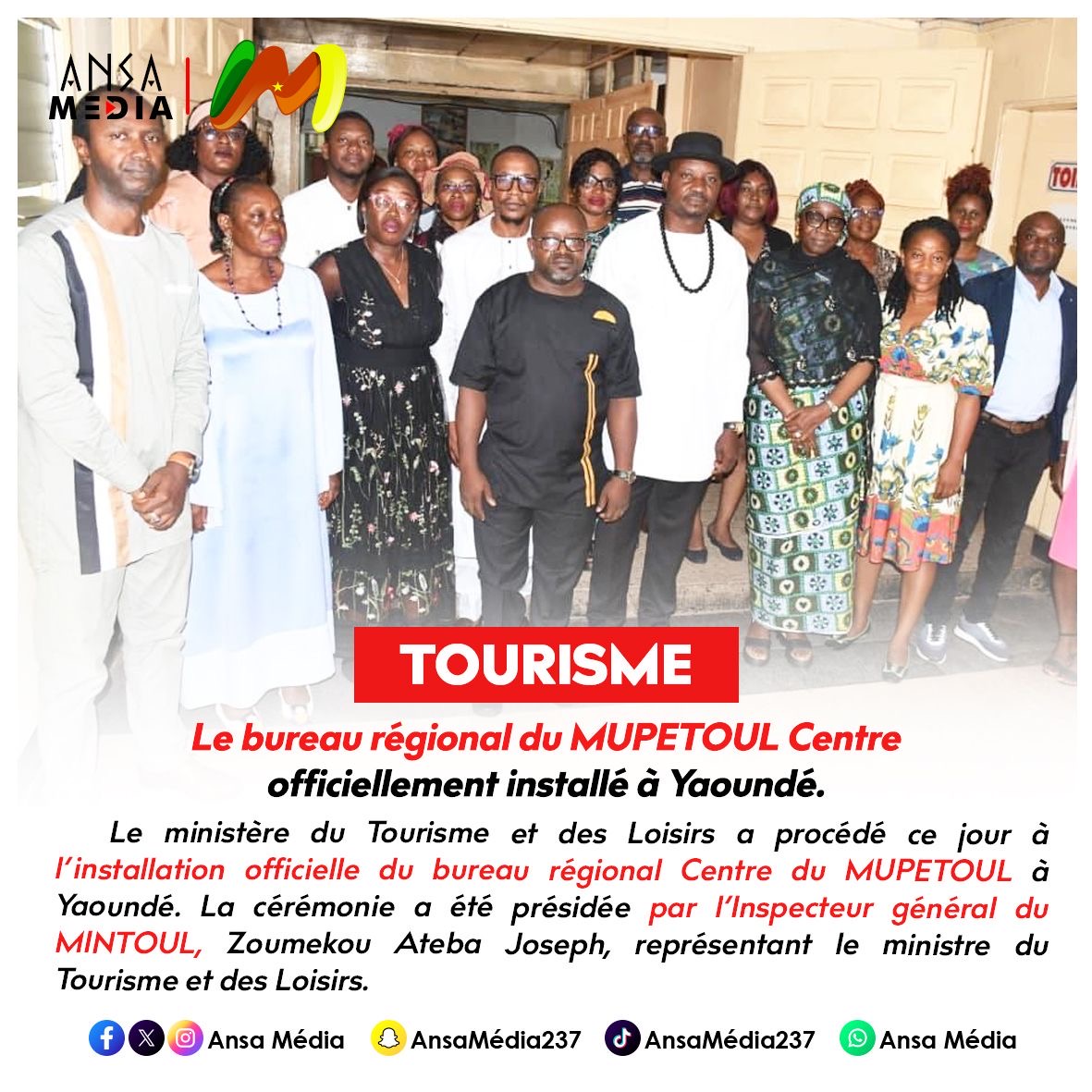 MINTOUL : le bureau régional du MUPETOUL Centre officiellement installé à Yaoundé.