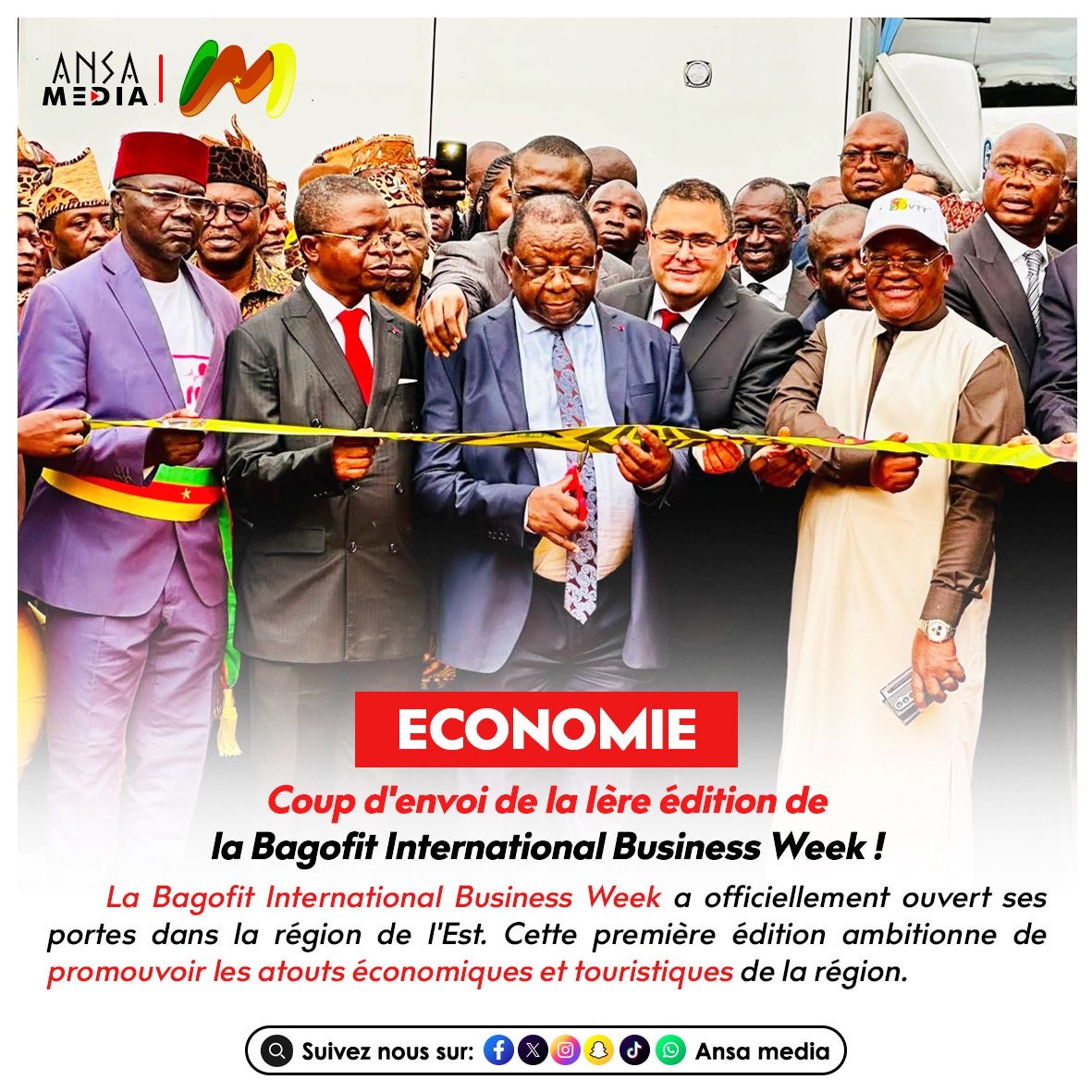 Coup d'envoi de la 1ère édition de la Bagofit International Business Week !