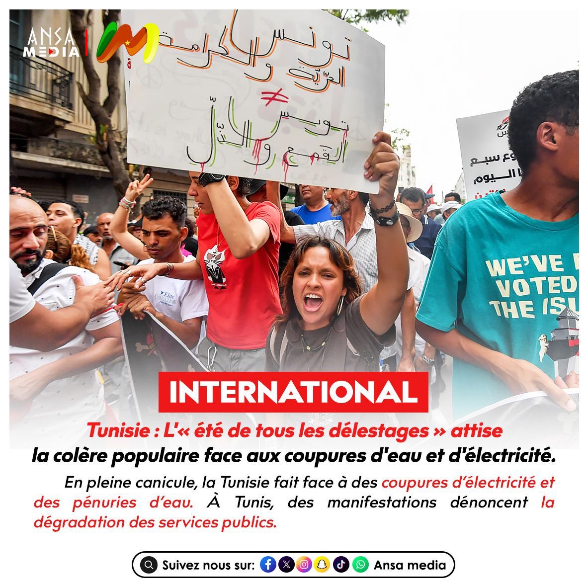 Tunisie : L'« été de tous les délestages »