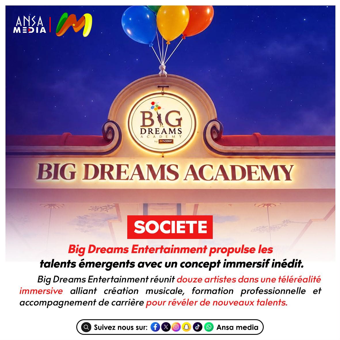 Big Dreams Entertainment propulse les talents émergents avec un concept immersif inédit.